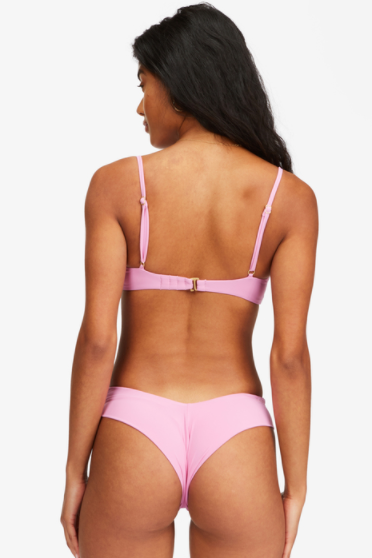 Billabong Sol Searcher Fiji Bikini Bottom - Paradise Pink womens swimwear