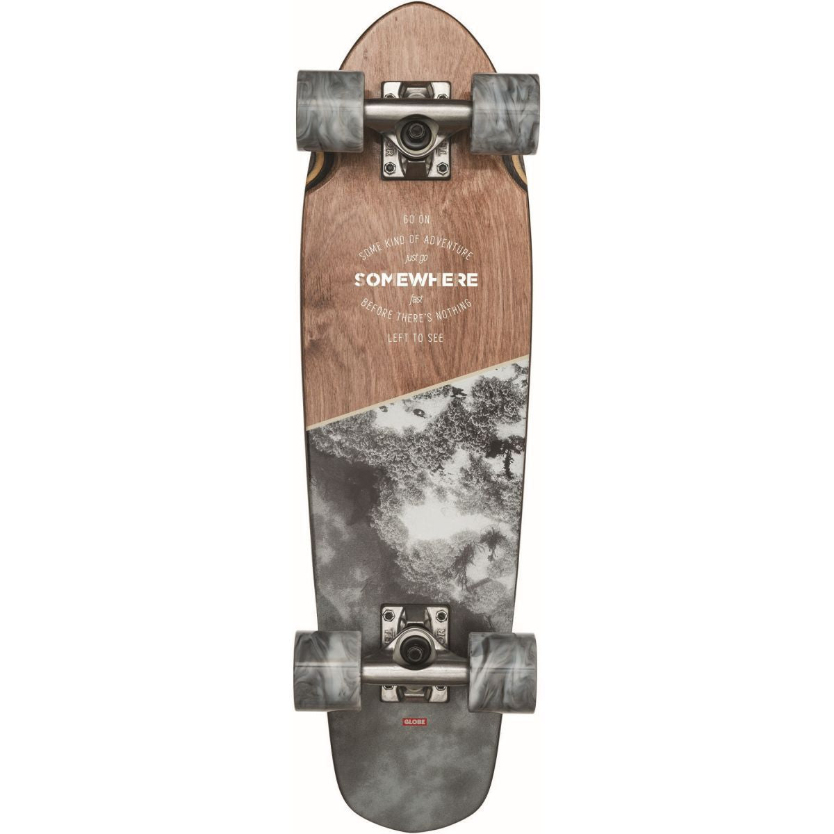 Globe Blazer Complete 26" Skateboard - Somewhere Complete Skateboard
