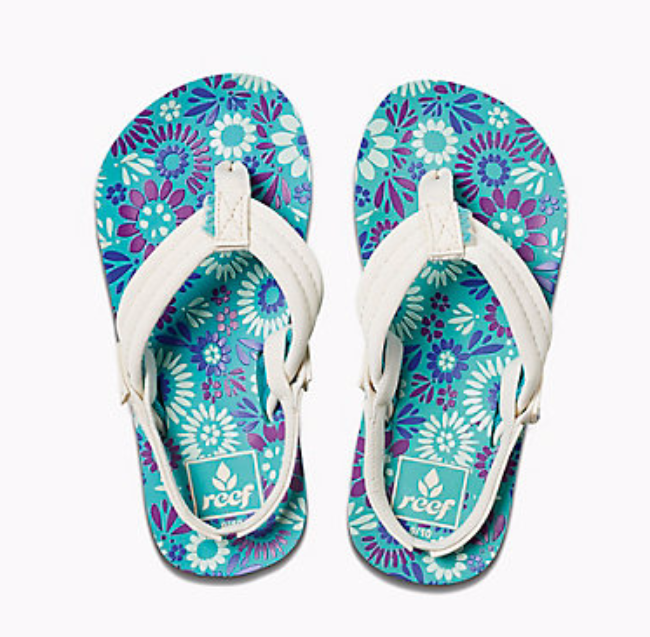Reef Little Ahi Girls Sandals - Frozen youth footwear