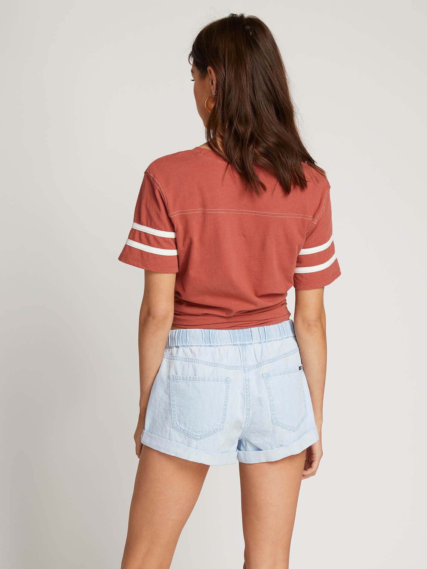 Volcom Sunday Strut Womens Shorts - Lightweight Vintage Womens Short