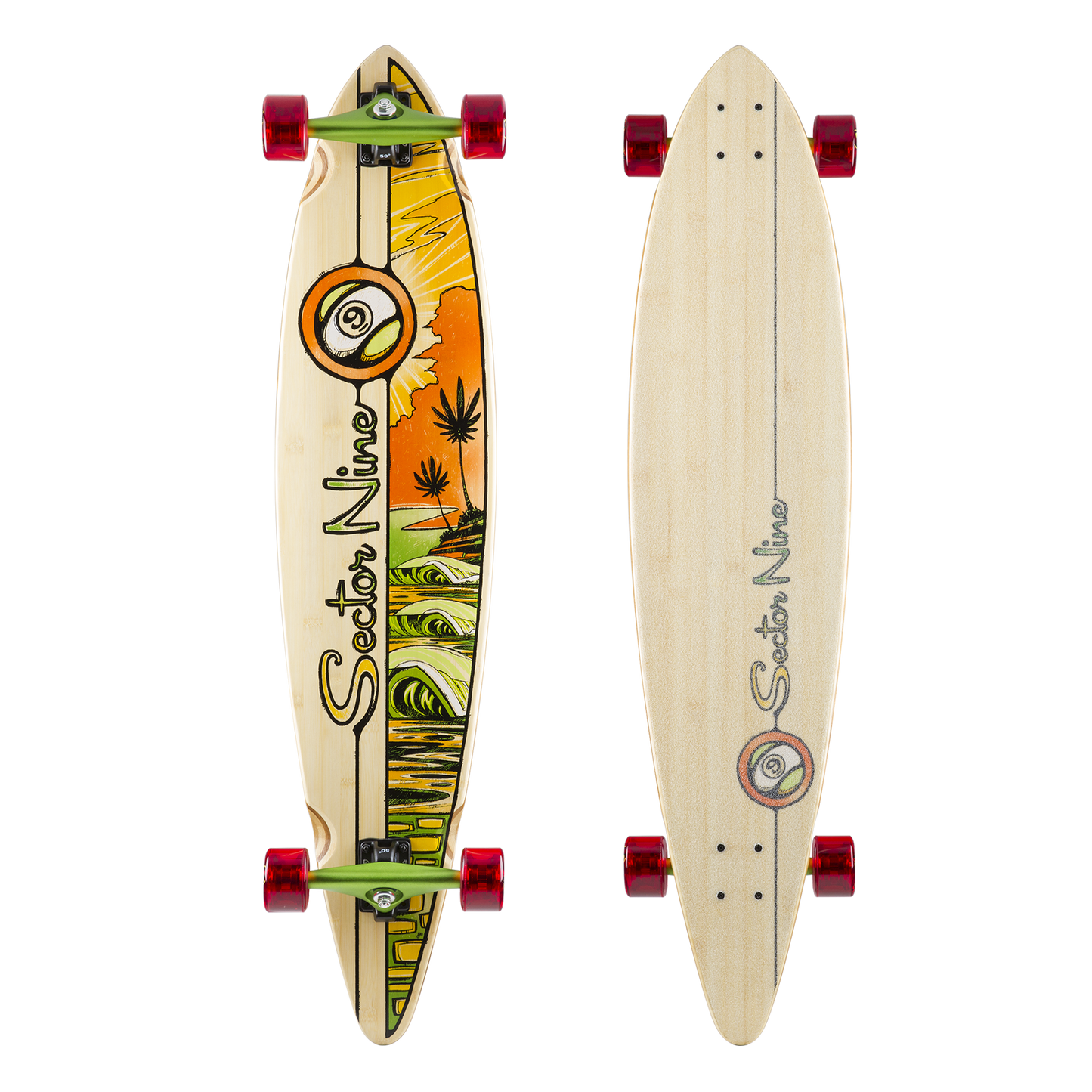 Sector 9 Sunburn Complete Longboard Longboard Skateboard