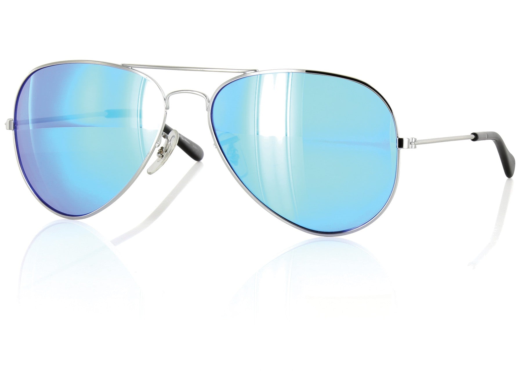 Carve Skywalker Polarized Sunglasses - Gold - Silver / Blue Sunglasses Silver Blue Mirror