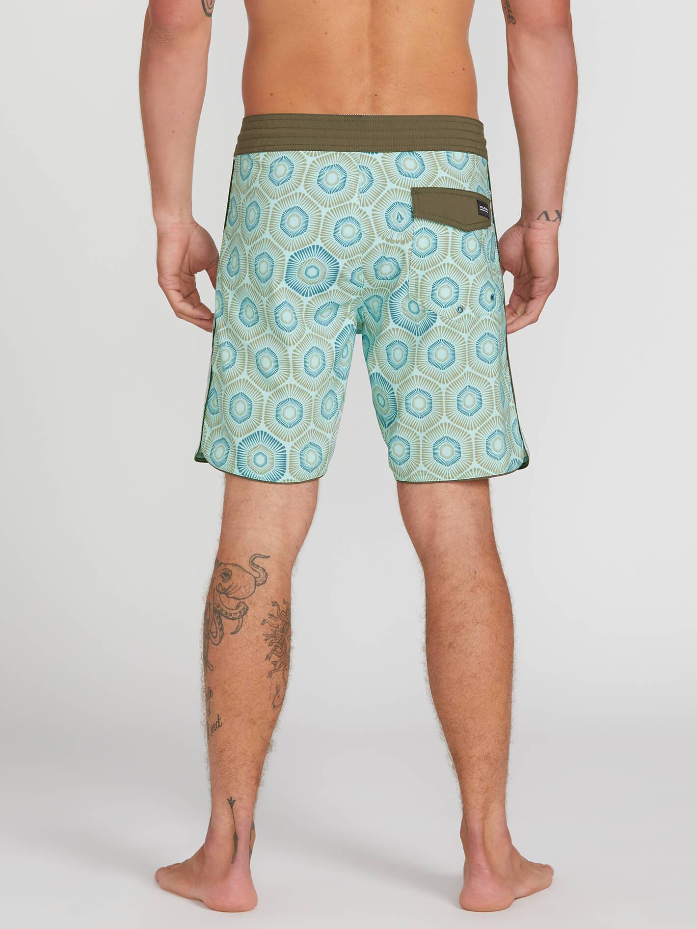 Volcom Sun Medallion Stoney Mens Boardshorts - Resin Blue Mens Boardshorts