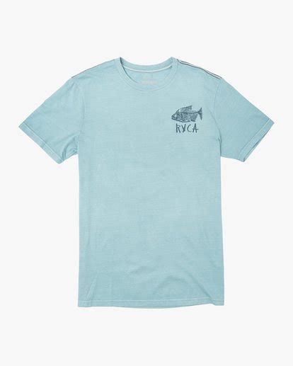 RVCA Ben Horton Dead See Tee - Ice Blue Mens Shirt