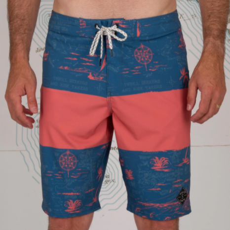 Salty Crew TopWater Mens Boardshorts - Oxford Blue Mens Boardshorts