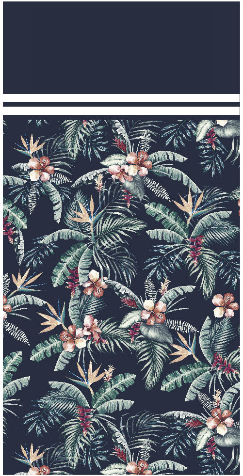 Surf World Beach Towel - AST Towel Nvy-palm