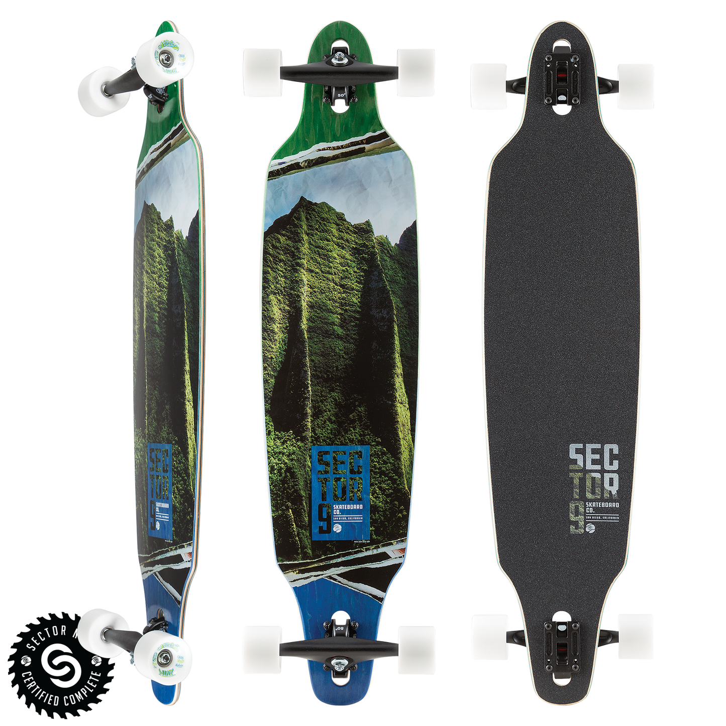 Sector Nine Vista Maple Lookout Longboard Skatebaord Longboard Skateboard