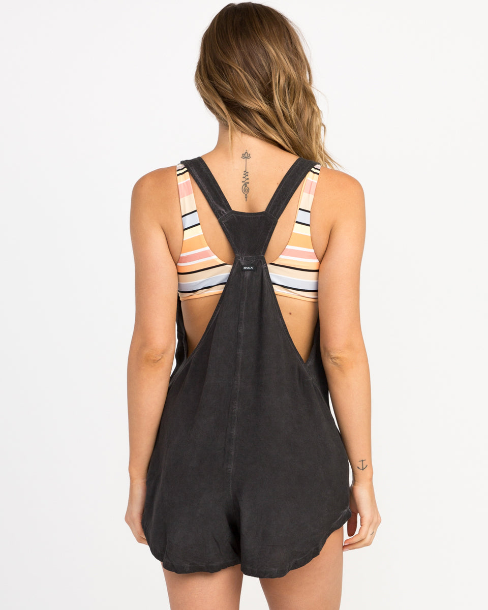 RVCA Itemized Romper - Black Romper