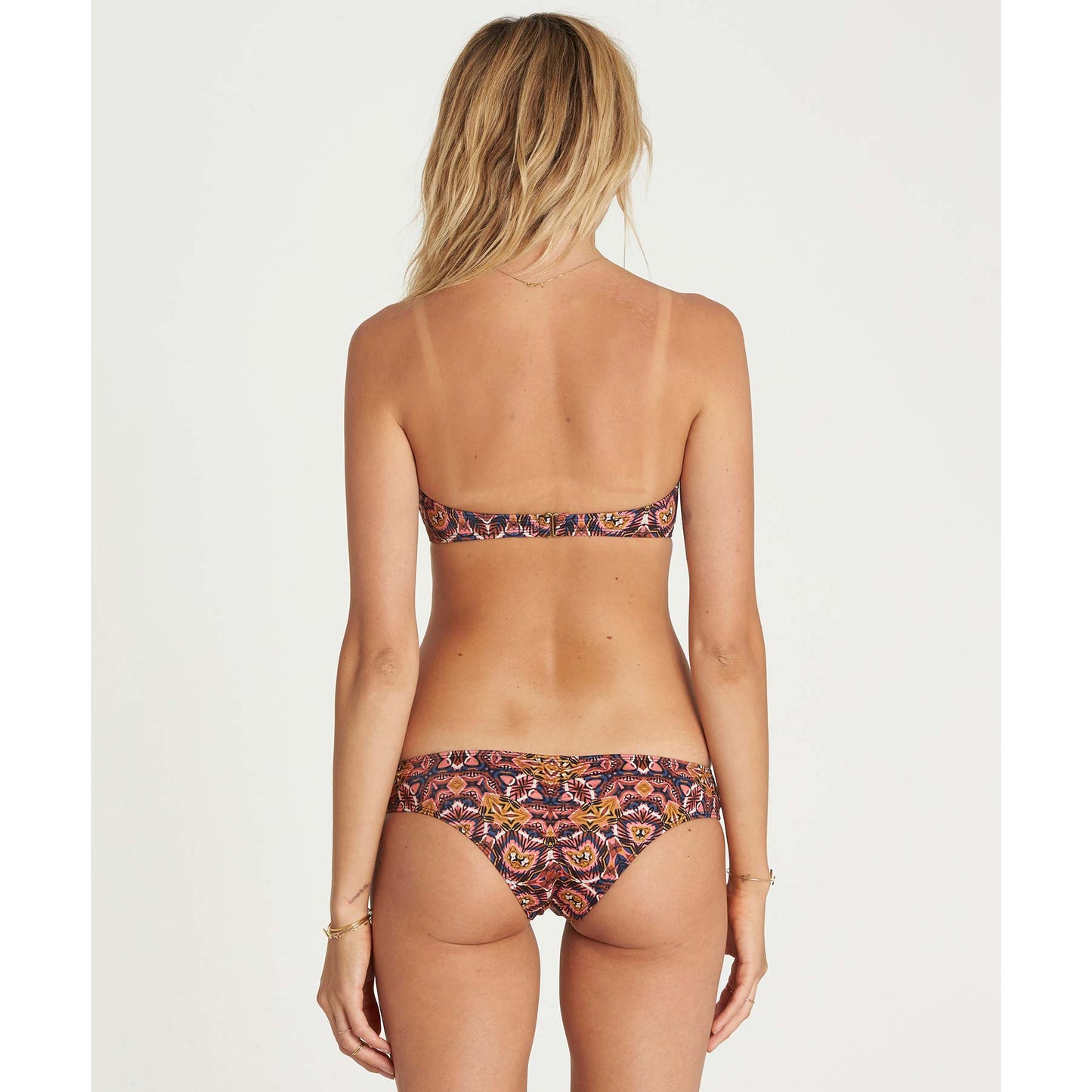 Billabong Sun Tribe Knot Me Bandeau Bikini Top - Tribal womens swimwear