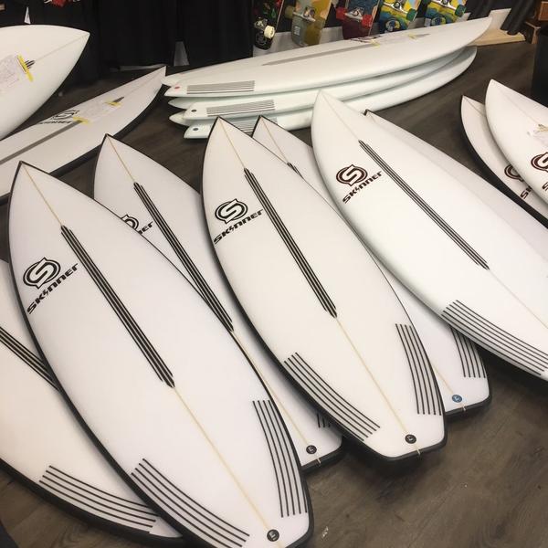 New Skinner Surfboard Models have arrived.