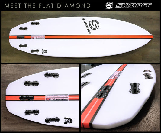 Meet the Flat Diamond by Skinner Surfboards