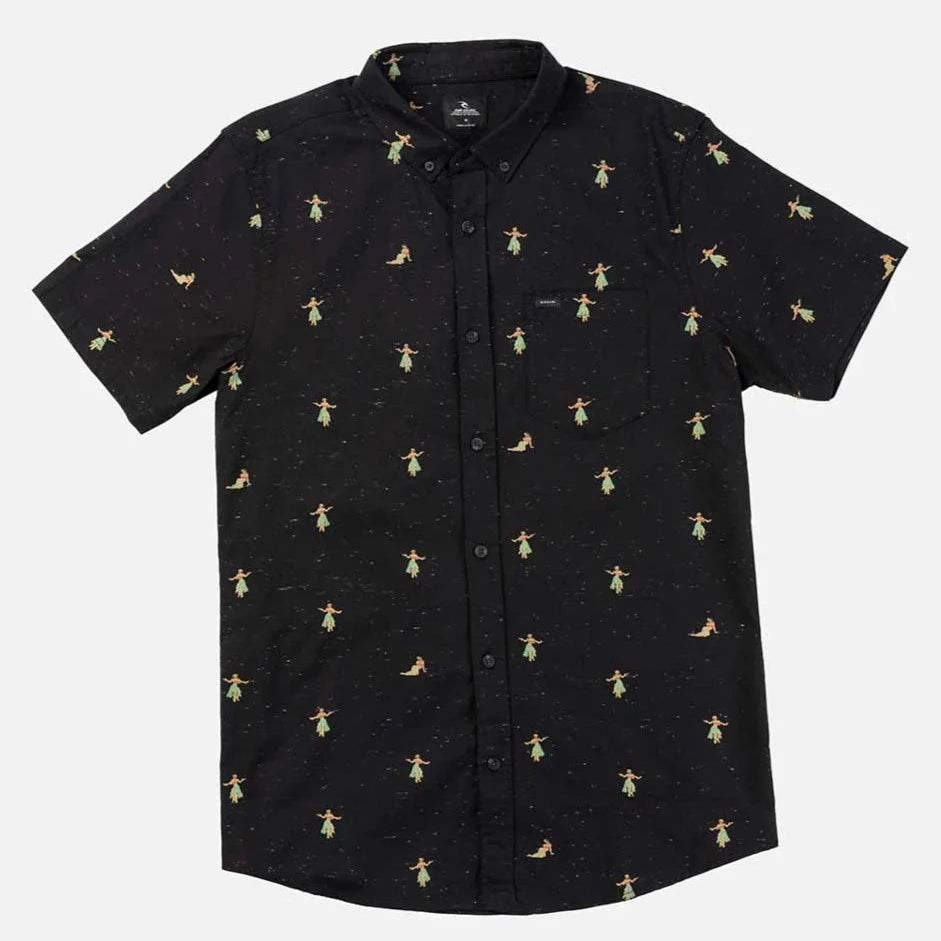 Ripcurl Hula Breach Girl Woven Shirt - Black Mens Woven Shirt