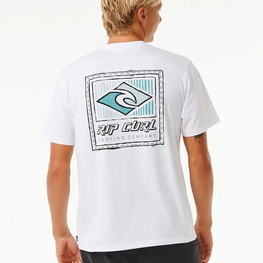 Ripcurl Traditions Premium Tee - White Mens T Shirt