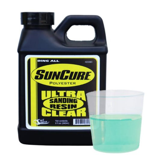 Sun Cure Polyester Resin half pint Resin only Surfboard Repair
