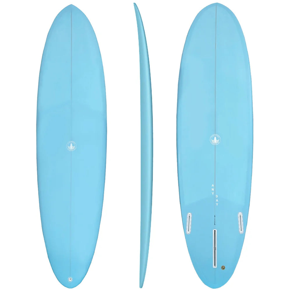 7'4 Any Day Surfboard - sky