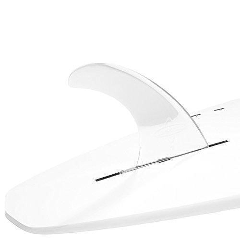 DORSAL Signature Surf SUP Single Center Fin for Longboard Surfboard Longboard Clear Signature Fins Clear Polycarbonate