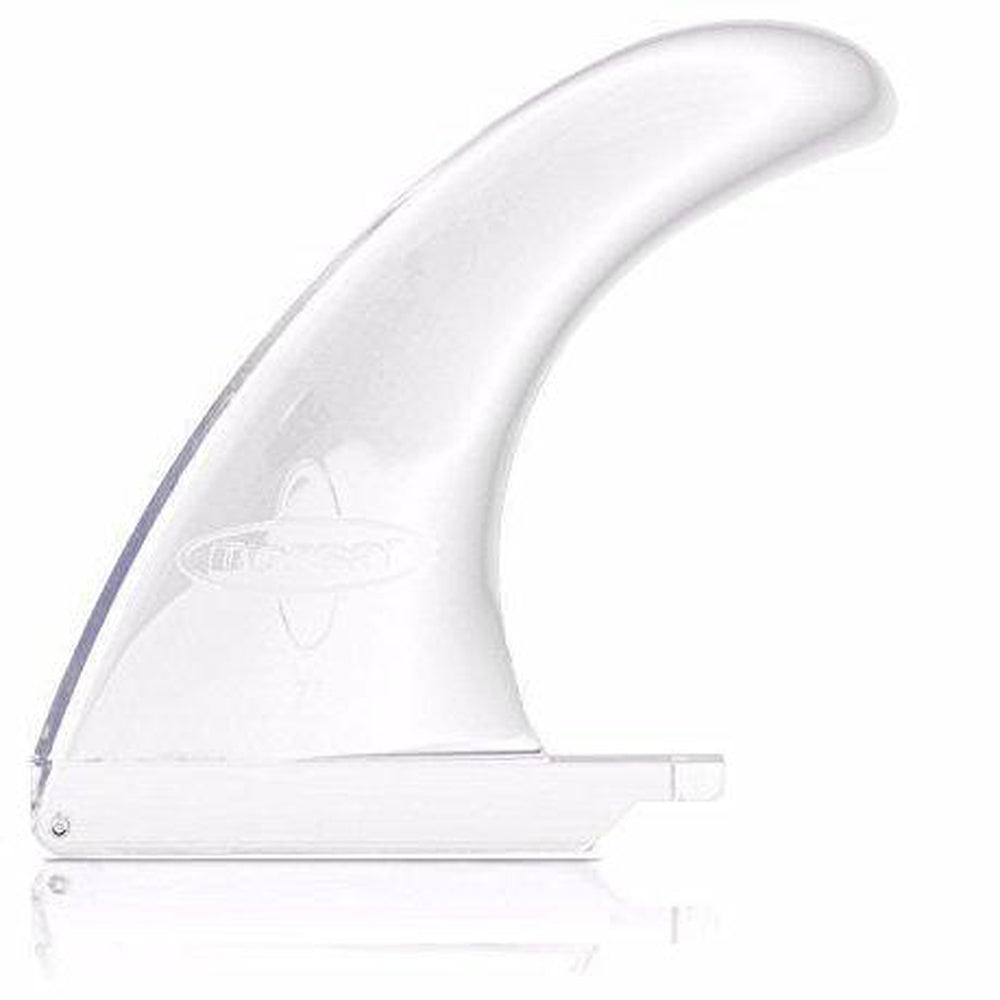 DORSAL Signature Surf SUP Single Center Fin for Longboard Surfboard Longboard Clear Signature Fins