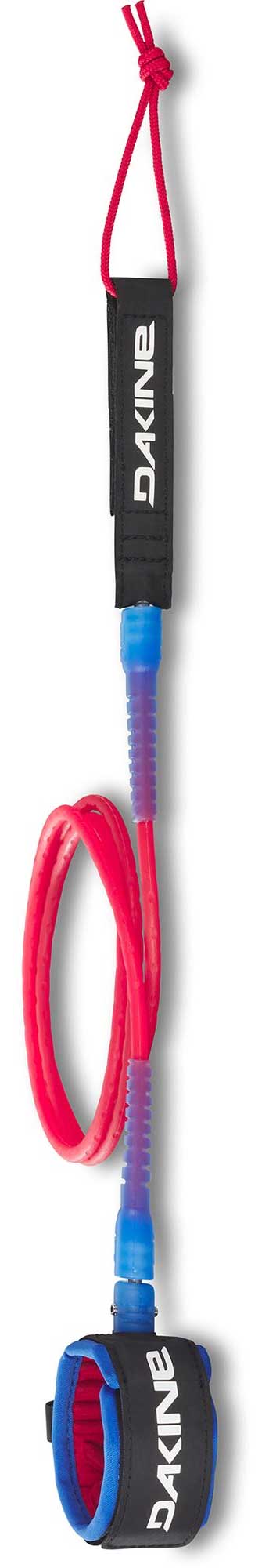 Dakine Kainui Team 6' x 1/4" Surfboard Leash Surf Leash Dark Tide Red