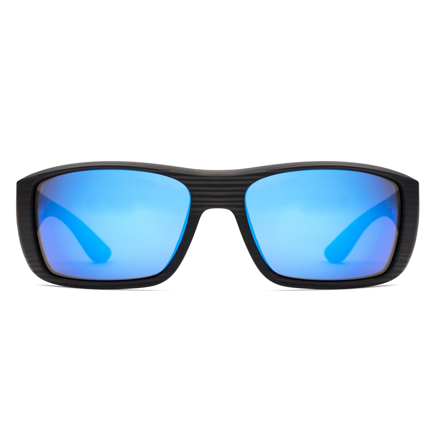 Otis Coastin Slim Polarized Sunglasses - Black Woodland L.I.T. Blue Mirror Sunglasses