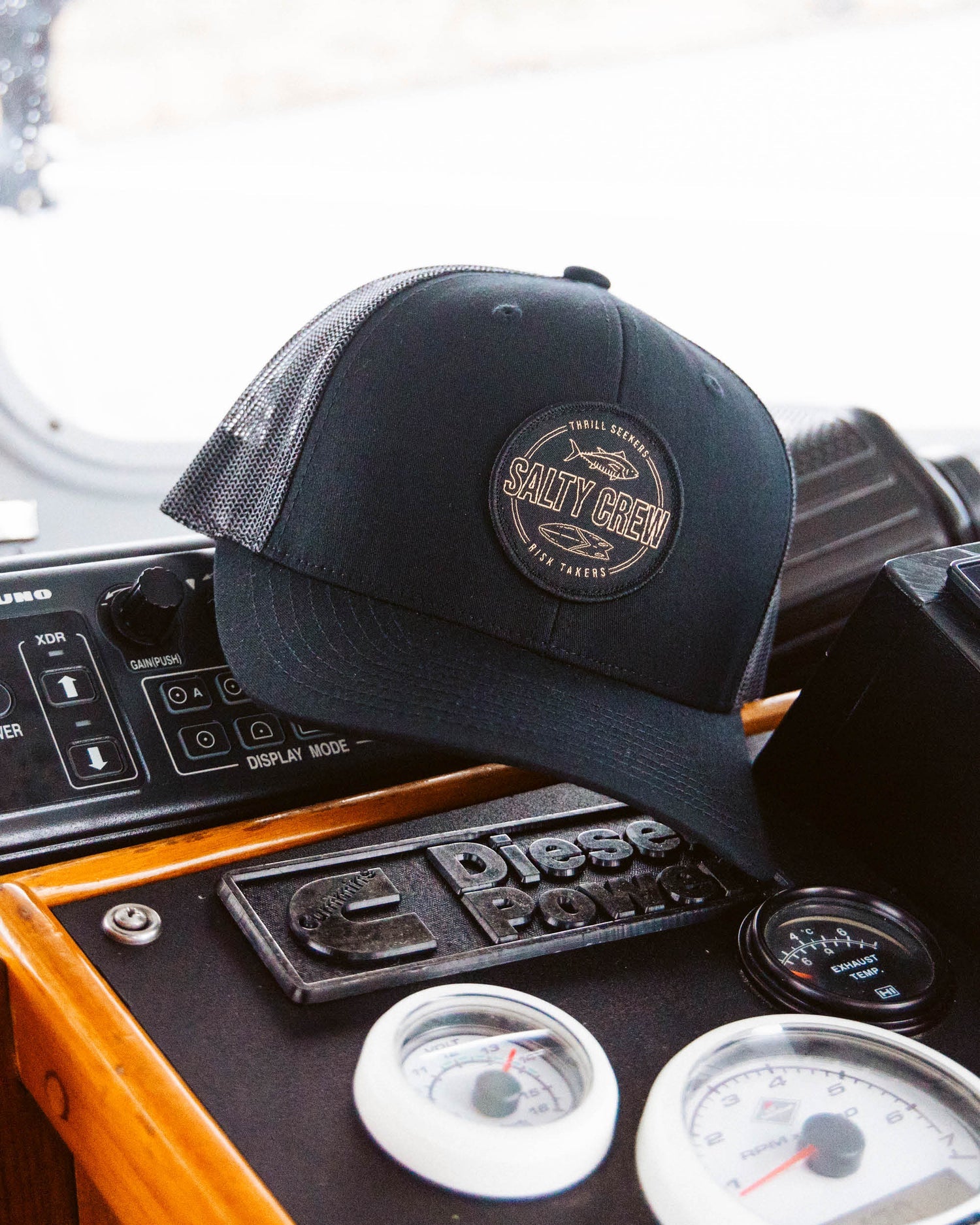 Salty Crew Outlined Trucker Hat