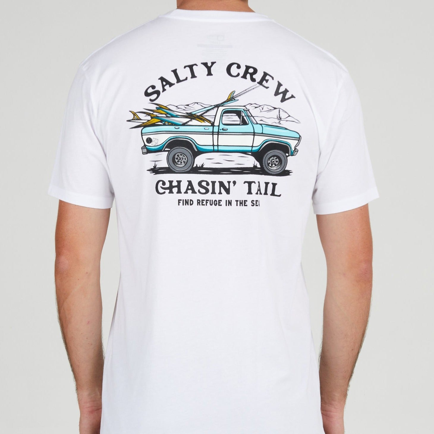 Salty Crew Off Road S/S Premium Tee - White Mens T Shirt