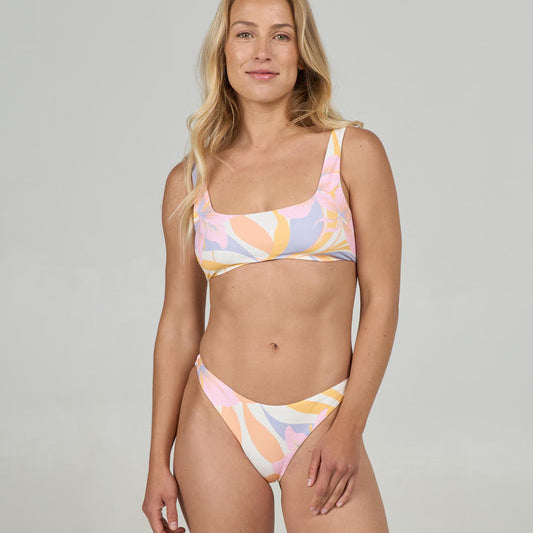 Salty Crew Bloomed Midi - Off White womens swimwear