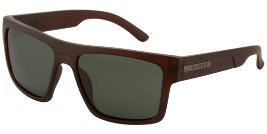 Carve Volley XL Polarized Sunglasses - Matte Translucent Brick Sunglasses