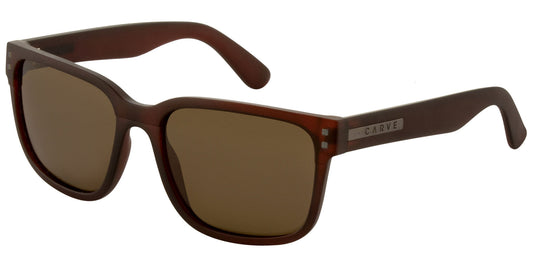 Carve Sunglasses Rivals XL Polarized - Matte Trans Brown Sunglasses