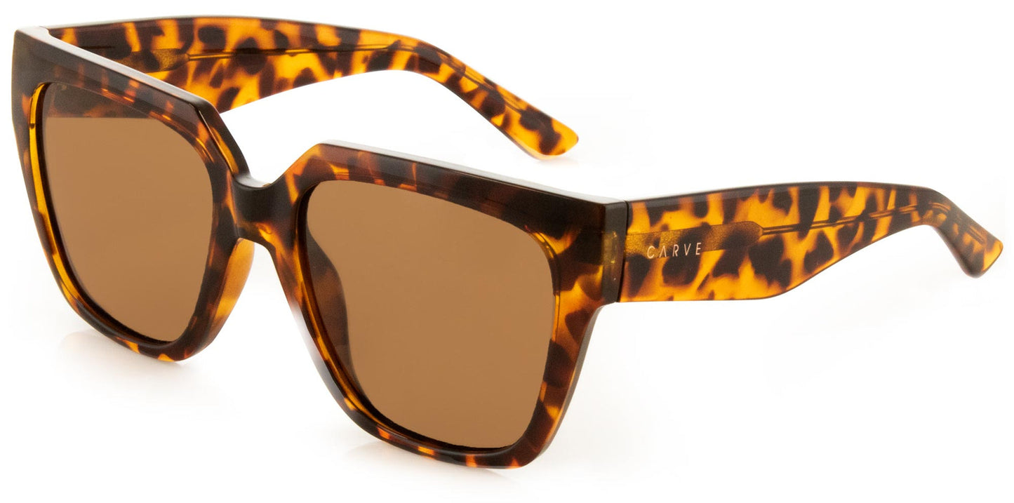 Carve Brooklyn Polarized Sunglasses - Gloss Tort Sunglasses