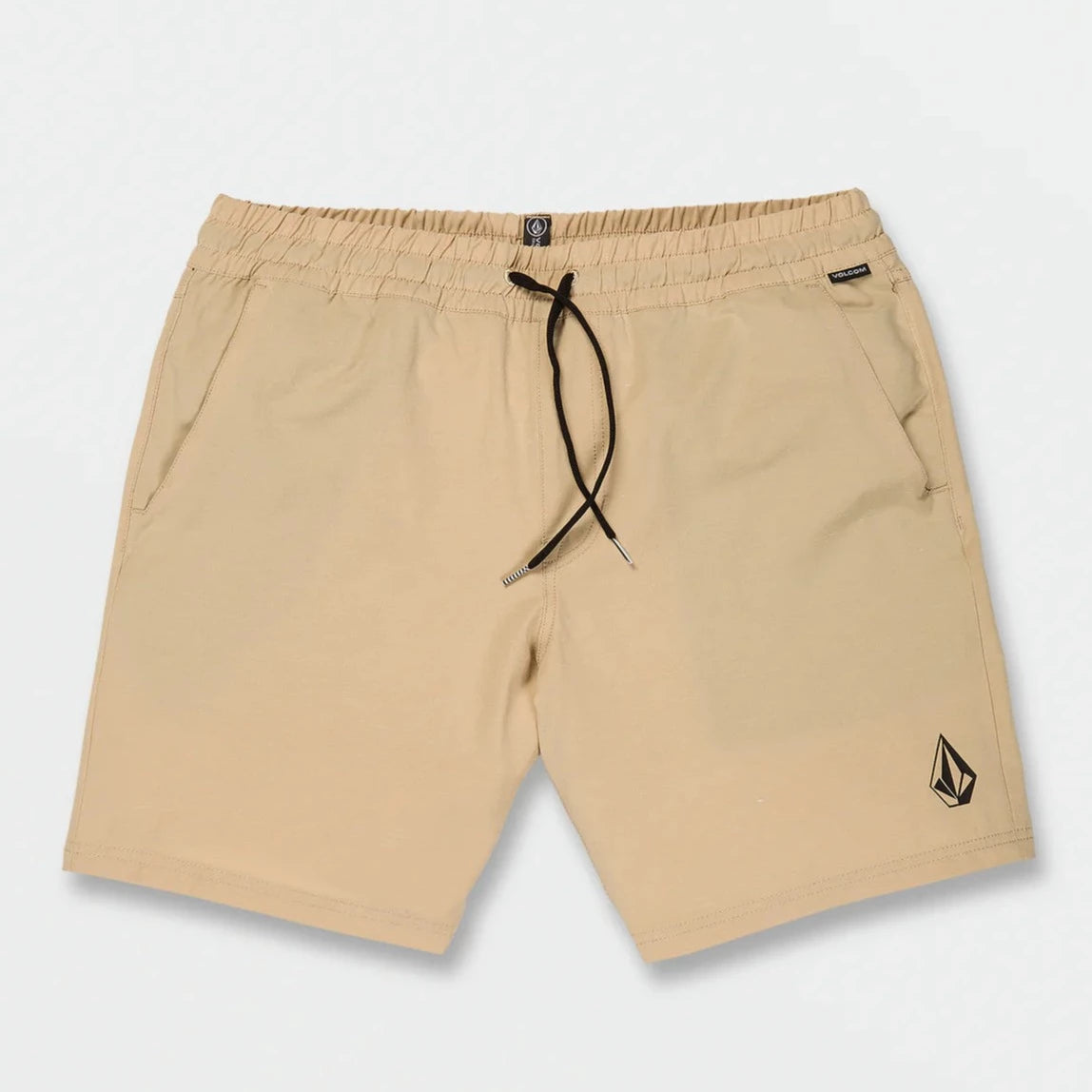 Volcom Understoned Hybrid Elastic Shorts - ALD Almond Mens Shorts