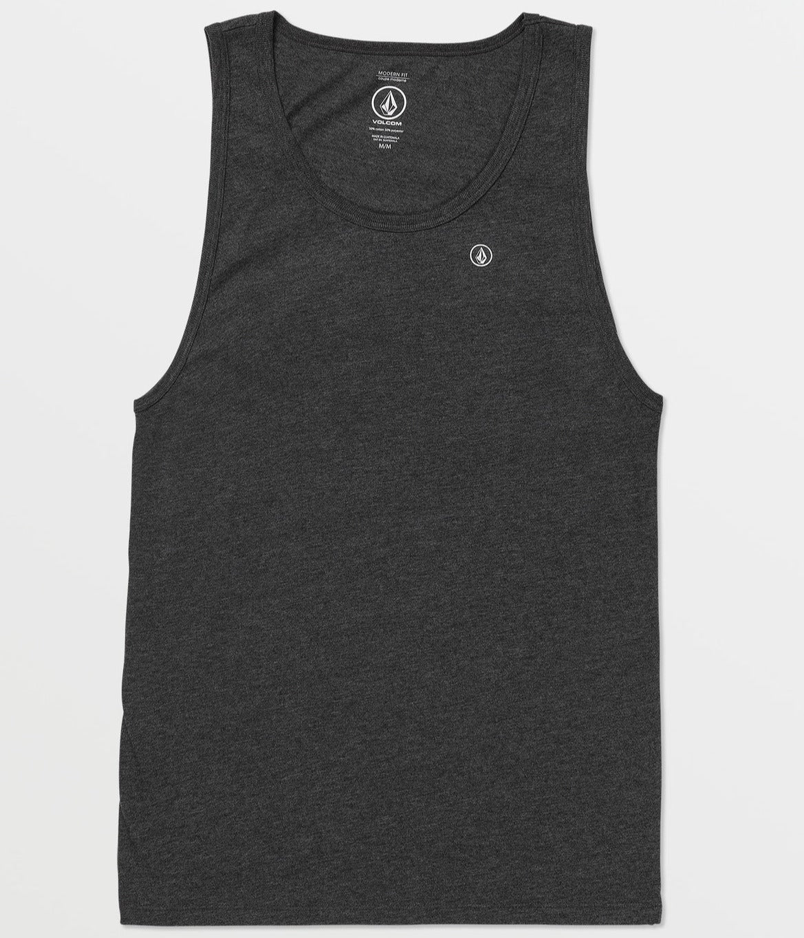 Volcom Solid Heather Tank -Dark Heather Grey Mens Tank