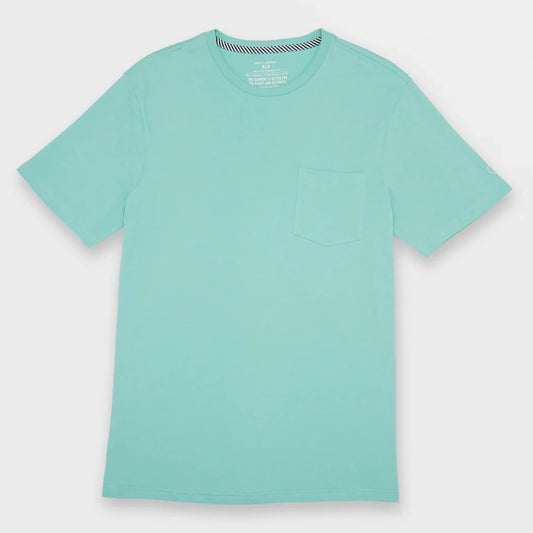 Volcom Solid SS Pocket Tee Shirt - Ice Mint Mens T Shirt