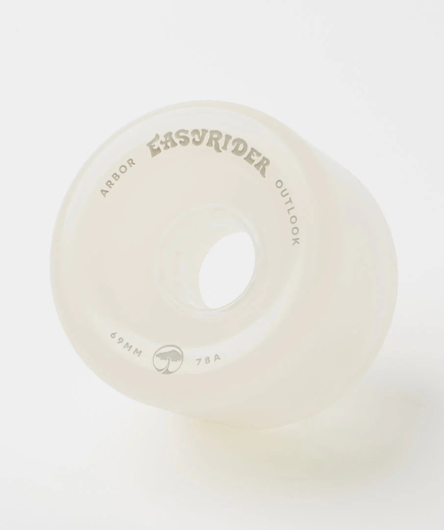 Arbor Skateboard Wheels - Suave - Easyrider Skate Wheels 69mm Outlook easyrider 78a white clear