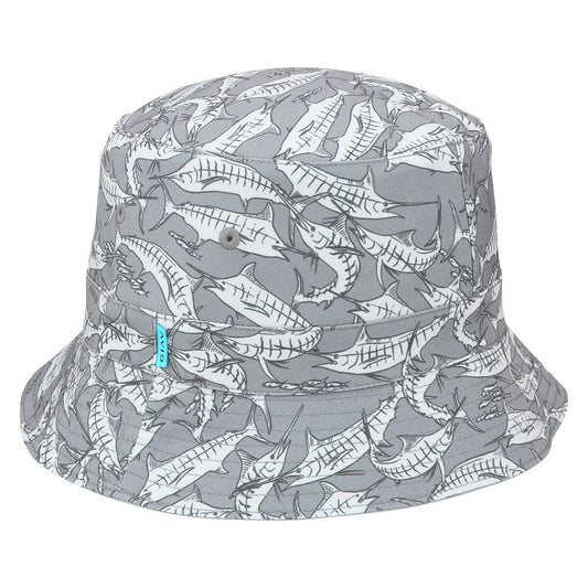 Avid Chum Bucket Reversible Hat - Grey Fish Mens Hat