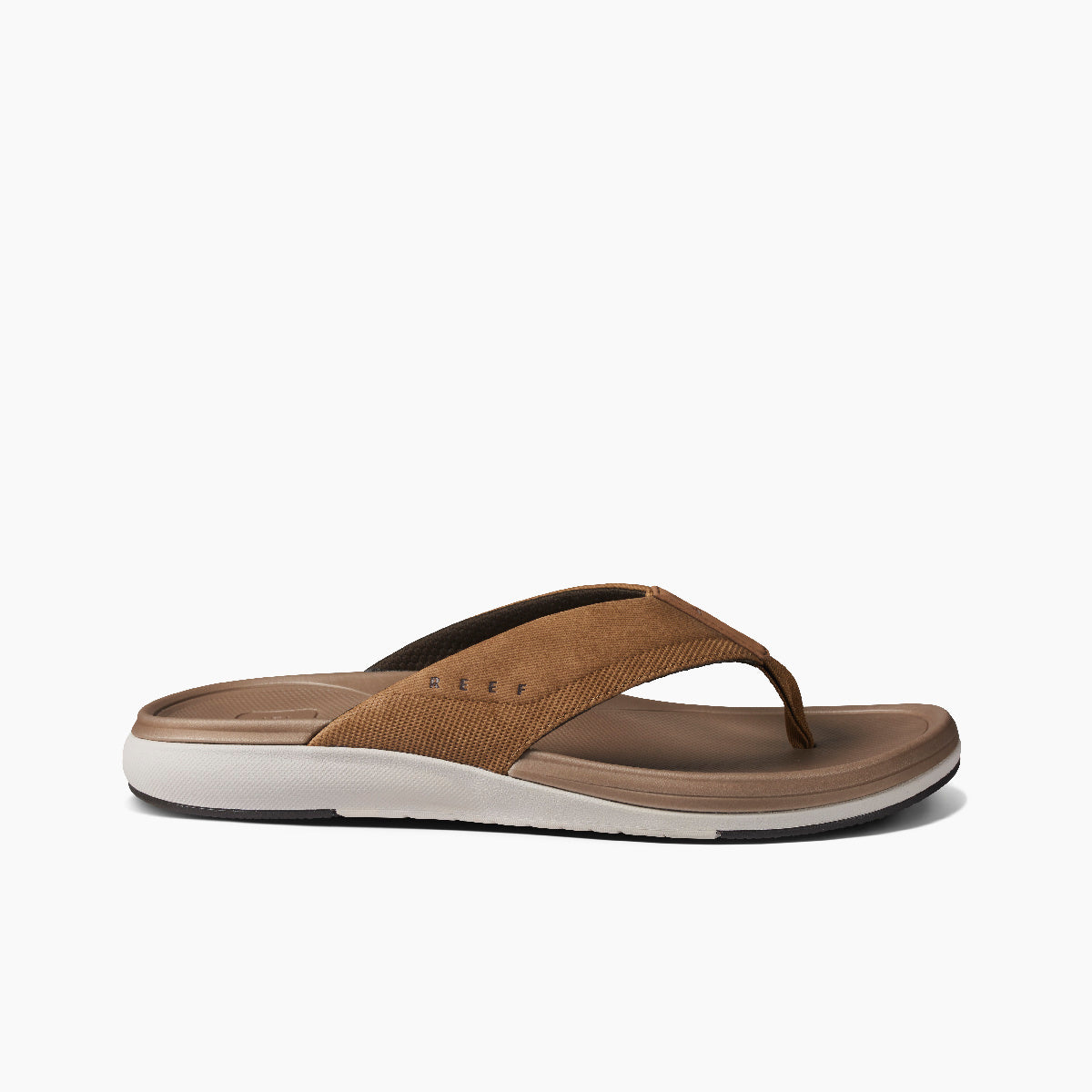 Reef Cushion Norte Comfort Sandals - Tan Grey Mens Footwear