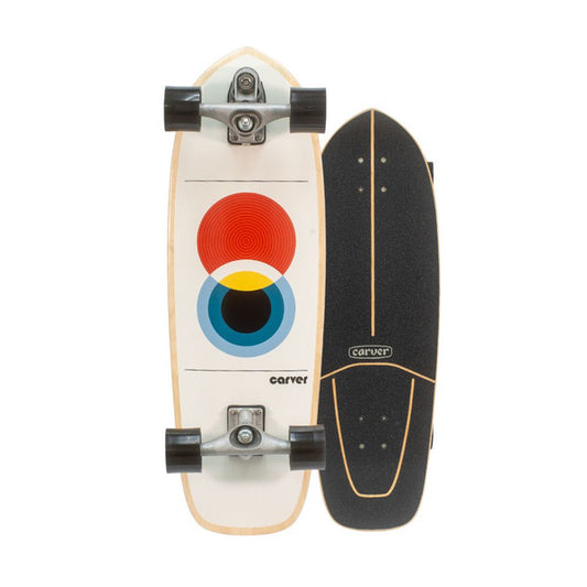 Carver Carvehaus C7 Raw Trucks Complete 30.75" Skateboard Longboard Skateboard