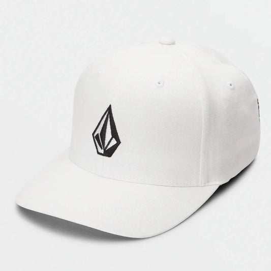 Volcom Full Stone Flexfit Hat - White Mens Hat