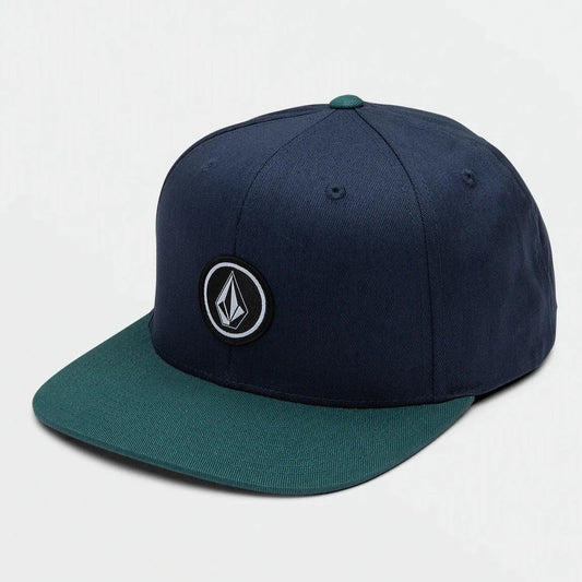 Volcom Quarter Twill Snapback Hat - Ocean Teal Mens Hat