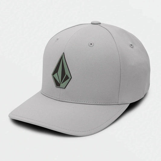 Volcom Stone Tech Delta Flexfit Hat - Grey Hats