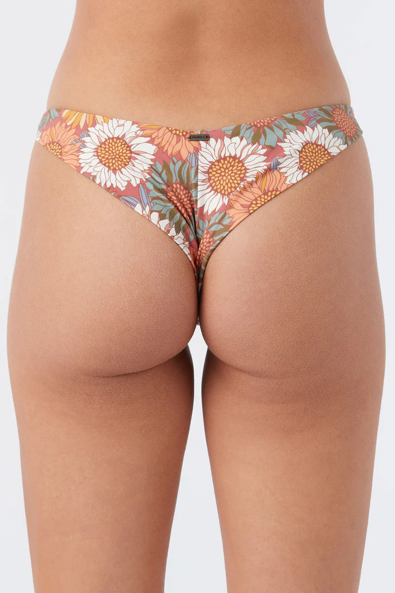 Oneill Emma Sunflower Hermosa Skimpy Bikini Bottom - Cedar womens swimwear