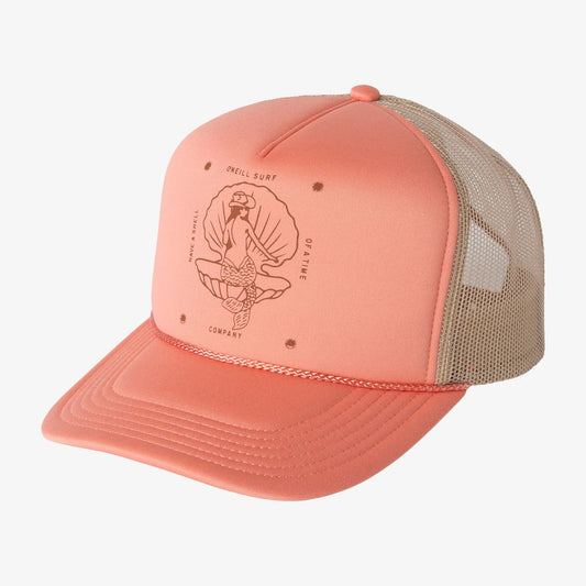 Oneill Arline Women's Trucker Hat - Coral Haze Womens Hat