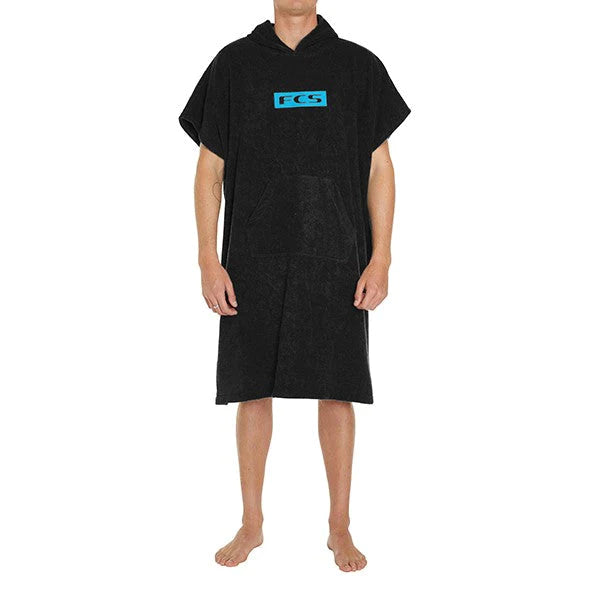 FCS changing towel poncho - Black Wetsuit