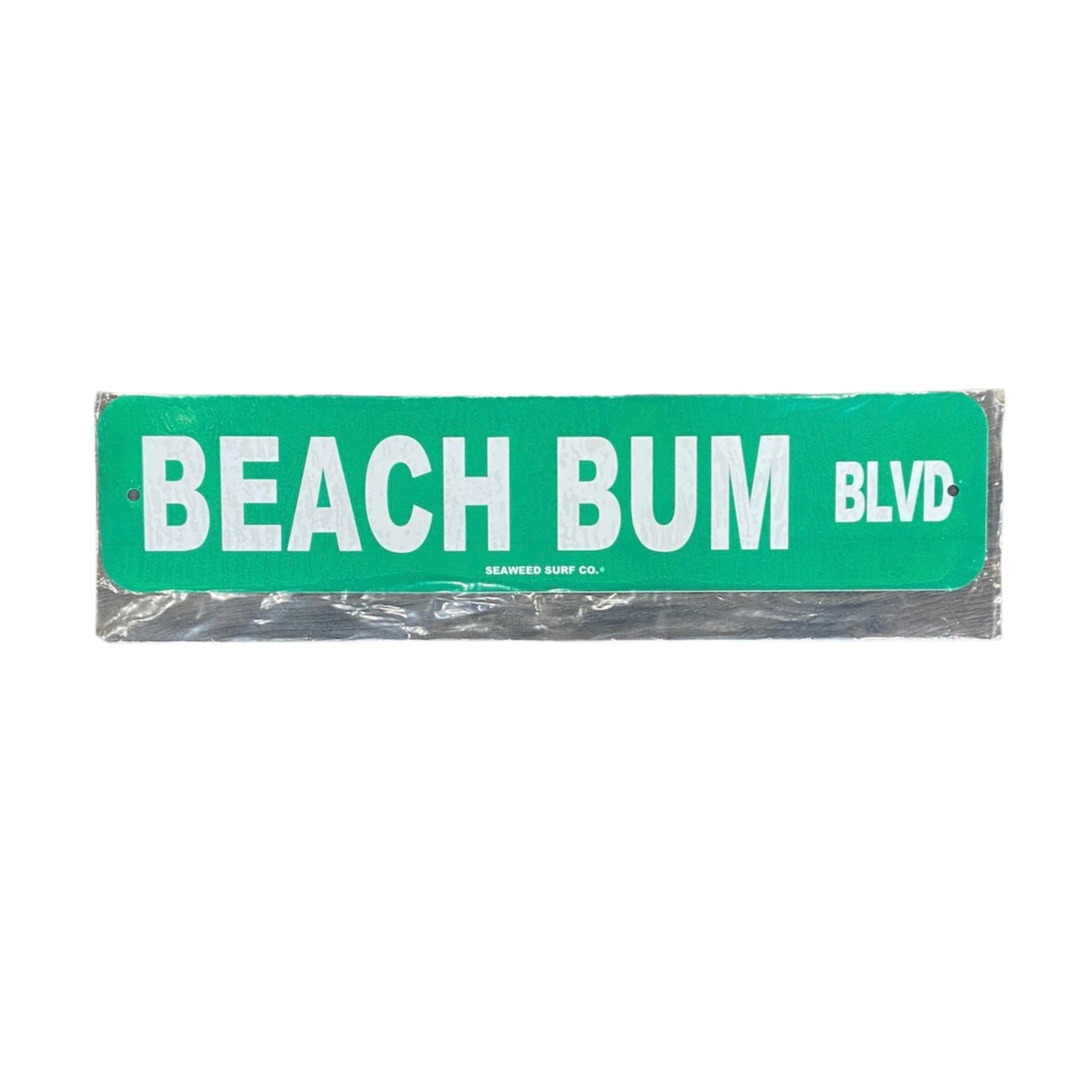 Beach Bum Blvd. Metal Street Sign Sign