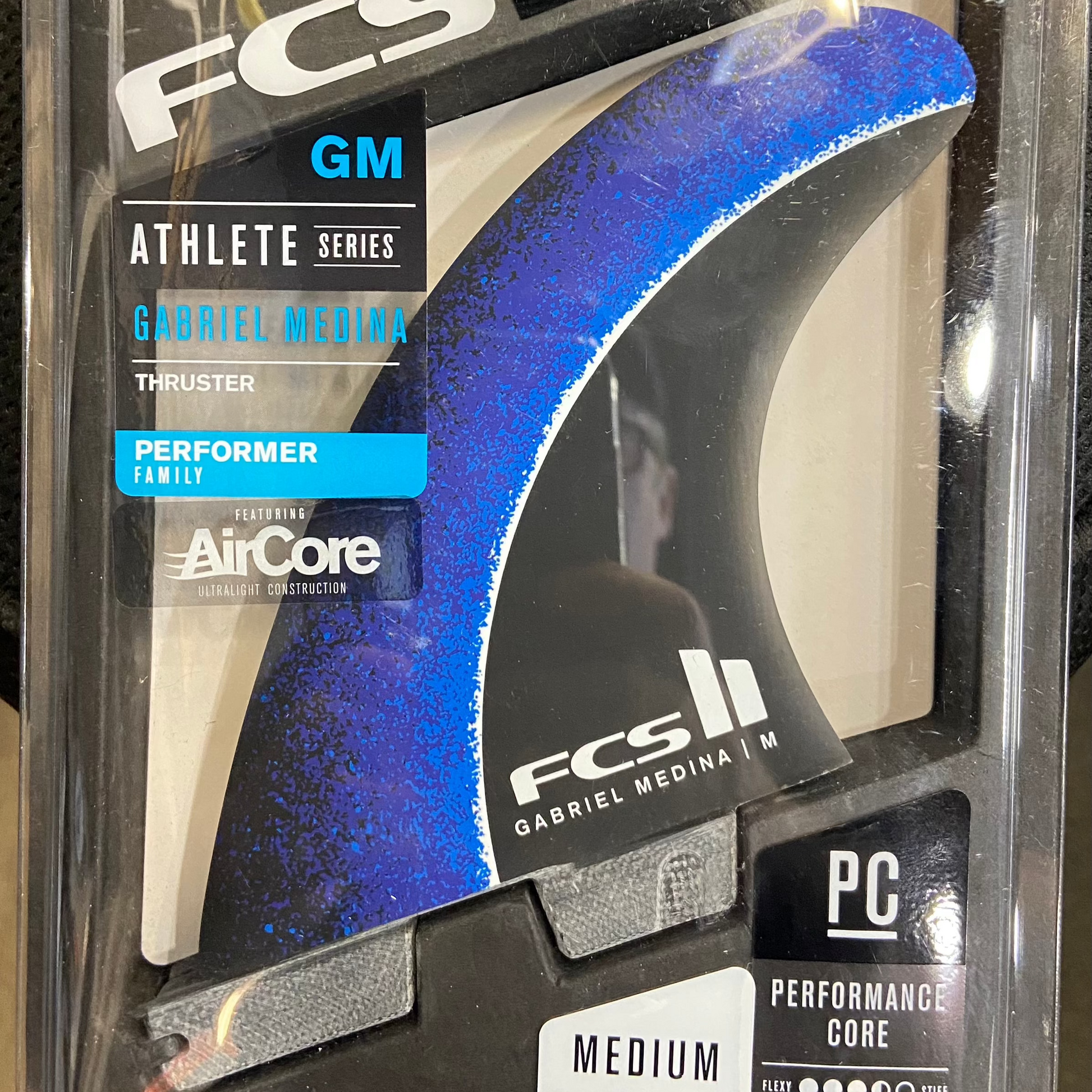 FCS II Gabriel Medina Performance Core Medium Tri Fin Set Fins