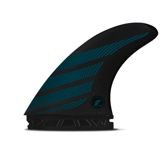 Futures AM2 Alpha Thruster Fins Large   - Carbon Teal Blue