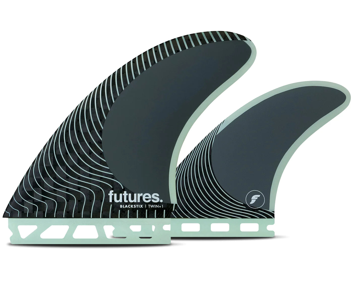 Futures Blackstix Twin +1 Blackstix 3.0 Thruster - Frost Fins