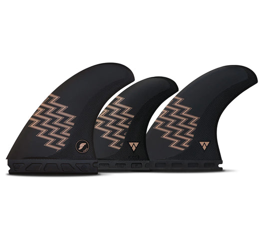Futures Fins Gerry Lopez Alpha Series Large Carbon 5 Fin Set Fins
