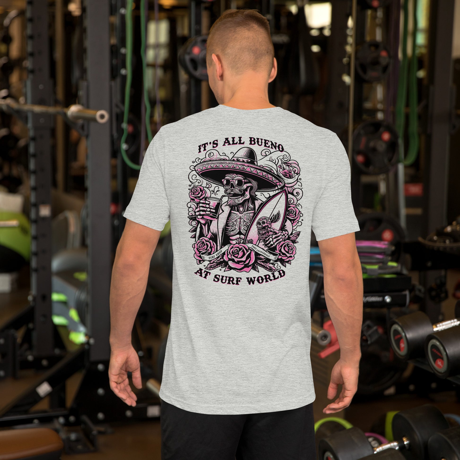 It's All Bueno at Surf World Tee Unisex t-shirt Mens T Shirt Athletic Heather