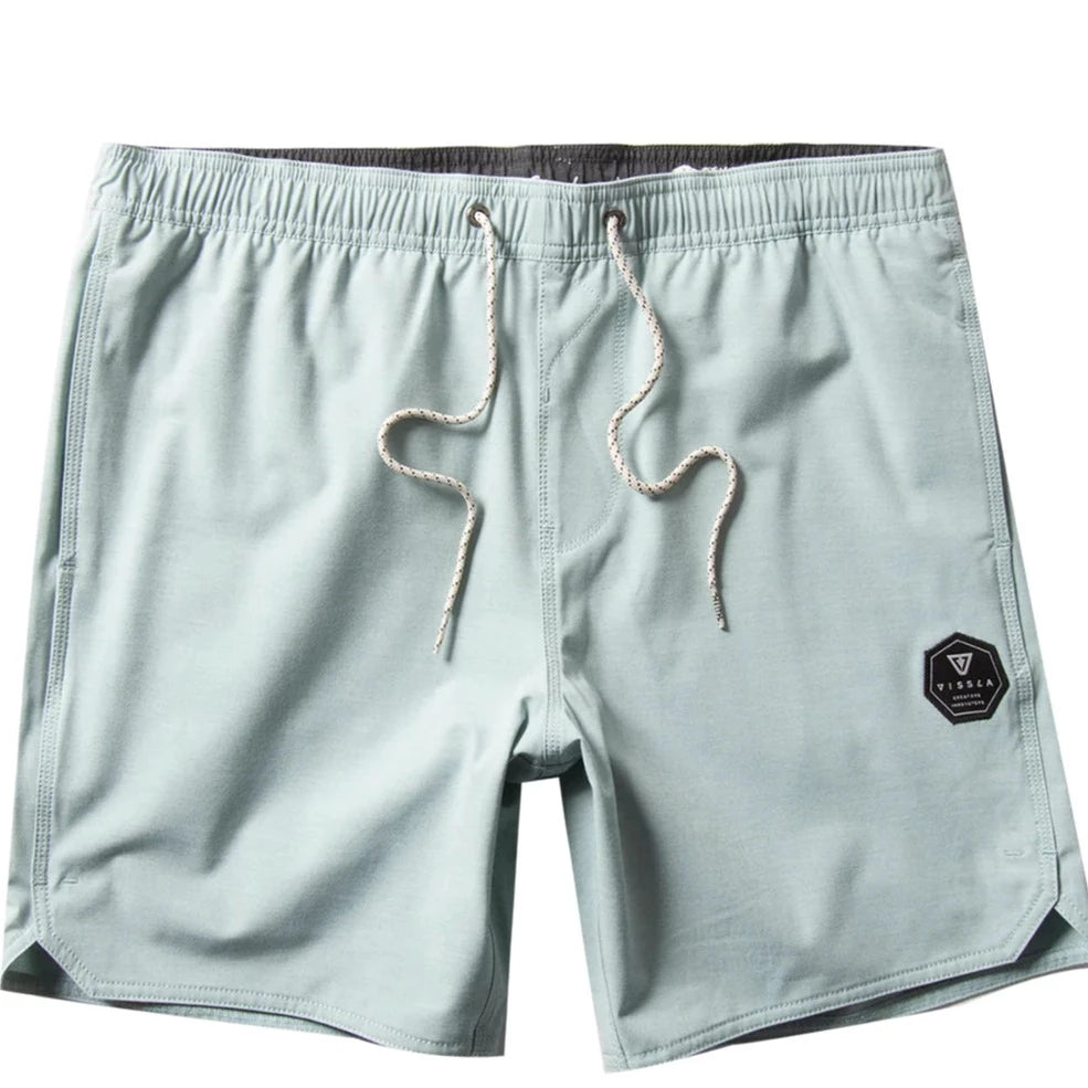 Vissla Men's Breakers ECO Elastic Shorts 16.5" - Dusty Green Mens Boardshorts