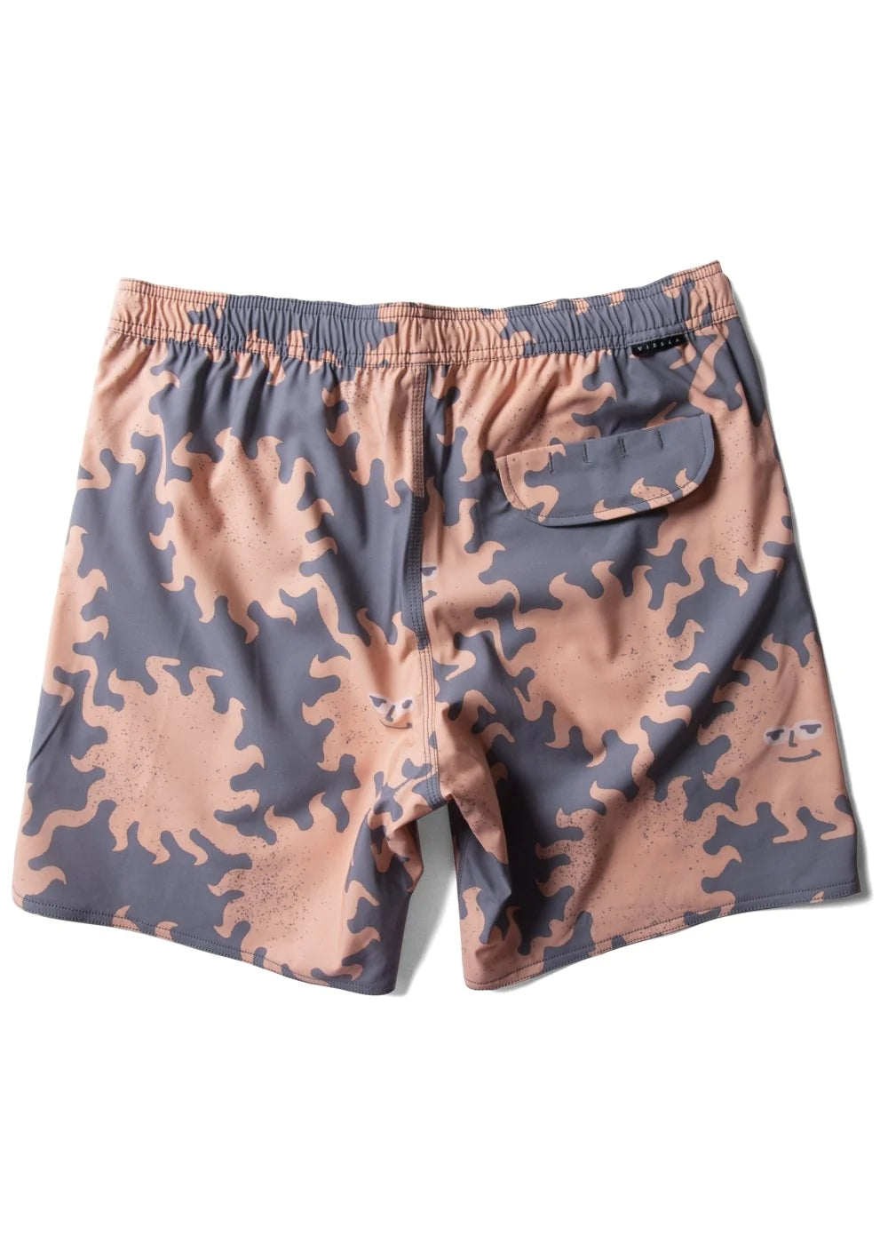 Vissla Eco-lastic 16.5" Sunburnt Shred Heads BoardShorts- GRA Mens Boardshorts